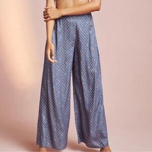 Floreat by Anthropologie Multicolor Wide Leg Lounge PJ Pants Boho Women’s Medium
